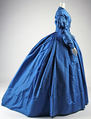 Dress, silk, American