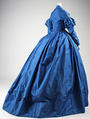 Dress, silk, American