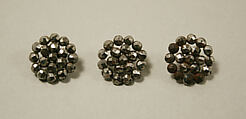 Button, marcasite, American or European