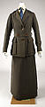 Uniform, (a, b, e) wool, (c) cotton, (d) viscose, French