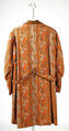 Smoking jacket, cotton, American