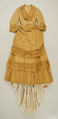 Dress, silk, American