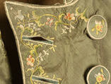 Coat, silk, probably French