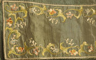 Coat, silk, probably French