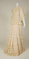 Dressing gown, cotton, silk, French