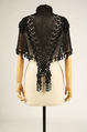 Capelet, silk, jet, American