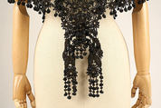 Capelet, silk, jet, American