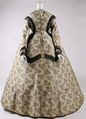 Dress, silk, American or European