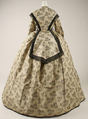 Dress, silk, American or European