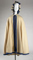 Cloak, silk, American or European