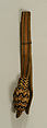 Military uniform, (a), (b) wool
(c) wool, leather, metal thread
(d) leather, metal thread
(e), ( f) medium unknown
(g) metal thread, American