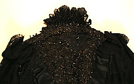 Cape, jet, silk, French