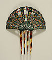 Comb, plastic (cellulose nitrate), American
