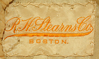 Bonnet, R.H. Stearns Company (American), [no medium available], American or European