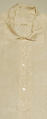 Wedding nightshirt, silk, American