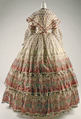 Ensemble, silk, wool, American or European