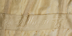 Evening dress, silk, Austrian