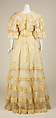 Evening dress, silk, Austrian