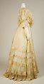 Evening dress, silk, Austrian
