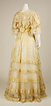 Evening dress, silk, Austrian