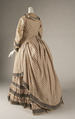 Morning dress, cotton, American