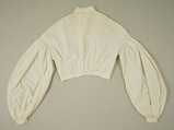 Bodice, cotton, American or European