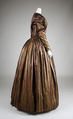 Dress, silk, probably French