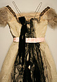 Evening dress, jet, American
