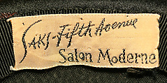 Calot, Salon Moderne, Saks Fifth Avenue (American), [no medium available], American
