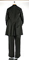 Wedding suit, (a) Byram & Son (American), (a, c) wool
(b) silk, cotton, American