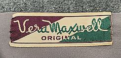 Suit, Vera Maxwell (American, 1901–1995), wool, American