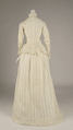 Morning dress, cotton, probably American