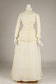 Morning dress, cotton, probably American