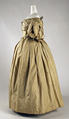 Dress, silk, probably American