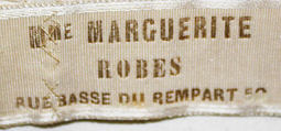 Evening dress, silk, French