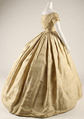 Wedding dress, silk, American