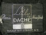 Hat, Lilly Daché (American (born France), Bègles 1898–1989 Louvecienne), wool, American