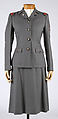 Uniform, (a-c, e-r) suit, Mollie Parnis (American, 1902–1992), wool, American