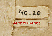 Evening dress, House of Worth (French, 1858–1956), silk, beads, metal thread, French