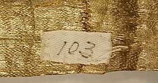 Evening dress, House of Worth (French, 1858–1956), silk, beads, metal thread, French