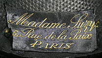 Hat, Madame Suzy (French), straw, French