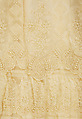Wedding dress, silk, wool, American