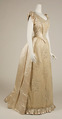 Evening dress, silk, American