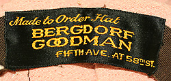 Hat, Bergdorf Goodman (American, founded 1899), wool, silk, American