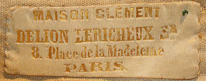 Afternoon dress, silk, French