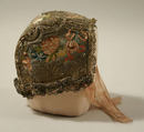 Cap, metallic, silk, French