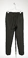 Evening trousers, wool, American