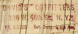 Trousers, wool, American