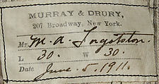 Trousers, wool, American