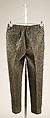 Trousers, wool, American